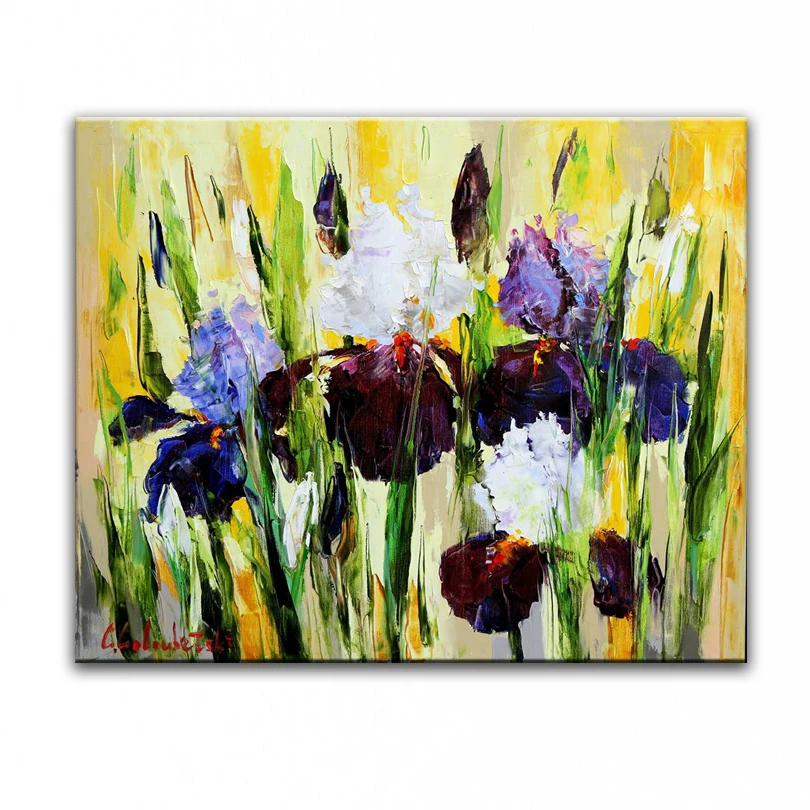 Hand painted oil painting Home decoration painting canvas painting modern painting flower pictures DM1702102
Hand painted oil painting Home decoration painting canvas painting modern painting flower pictures DM1702102