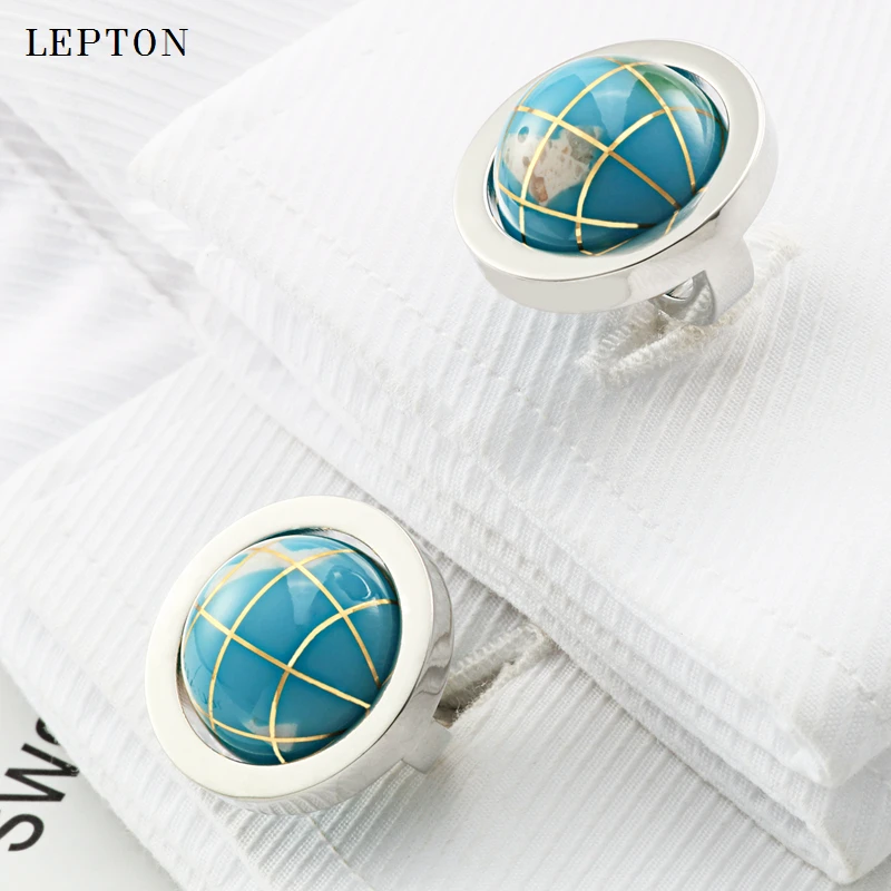 Mens High Quality Rotatable Globe Planet For Fashion Novelty Globe Earth Cufflinks Earth World Map Cuff links Relojes Gemelos
Mens High Quality Rotatable Globe Planet For Fashion Novelty Globe Earth Cufflinks Earth World Map Cuff links Relojes Gemelos
