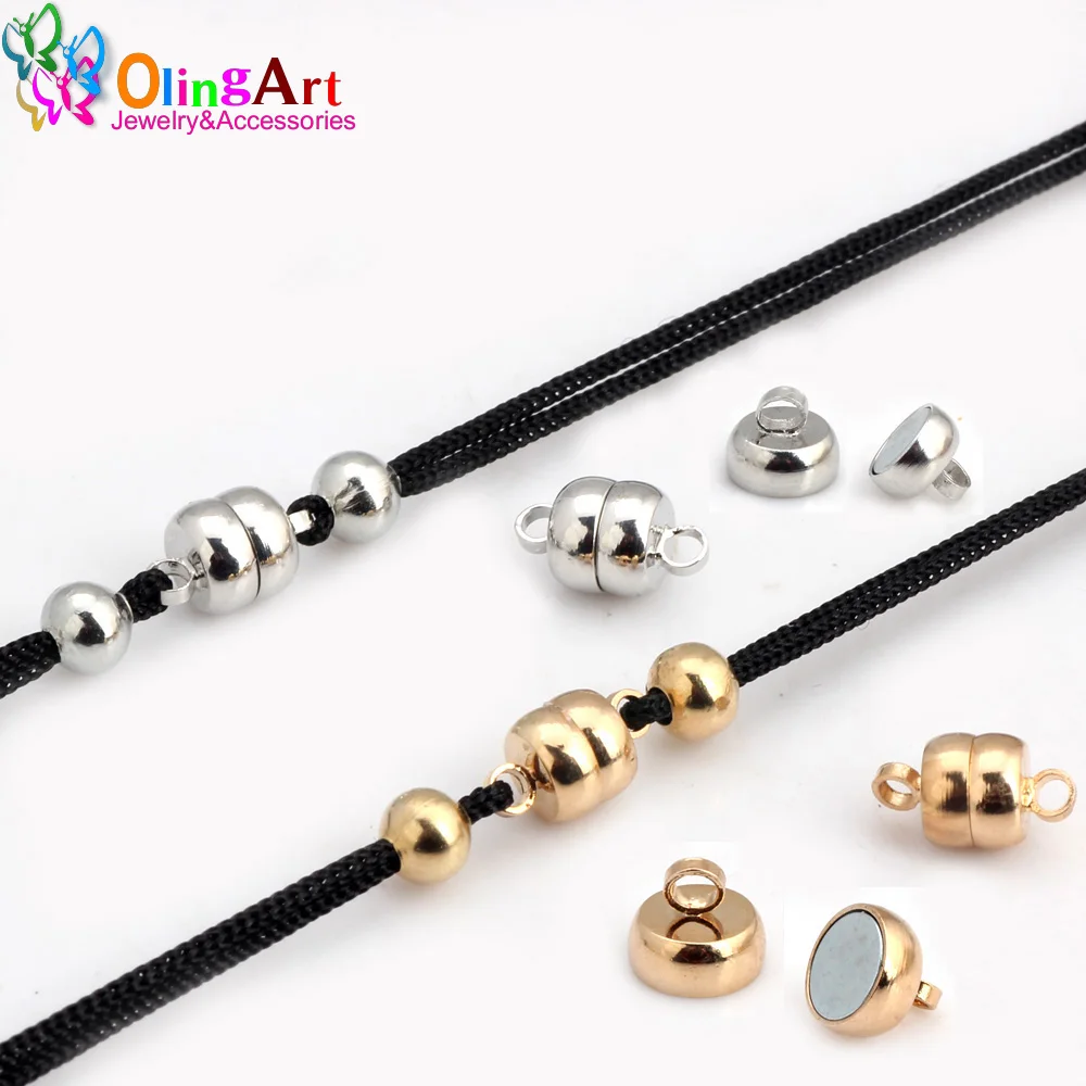 OlingArt 6mm 6set/lot Magnetic Clasps Flat Round Silver color/KC Gold Hot Sale combination DIY Bracelet necklace making
OlingArt 6mm 6set/lot Magnetic Clasps Flat Round Silver color/KC Gold Hot Sale combination DIY Bracelet necklace making