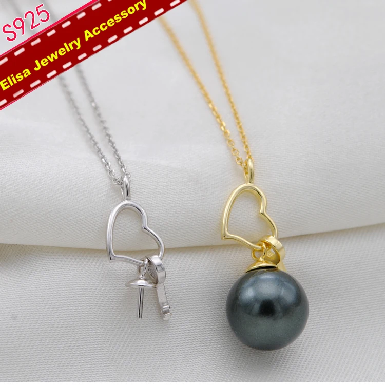 Heart Key Pendant Necklace Settings S925 Sterling Silver Pendant Choker Findings Women DIY Pearl Jewelry Acc 3Pcs/Lot
Heart Key Pendant Necklace Settings S925 Sterling Silver Pendant Choker Findings Women DIY Pearl Jewelry Acc 3Pcs/Lot