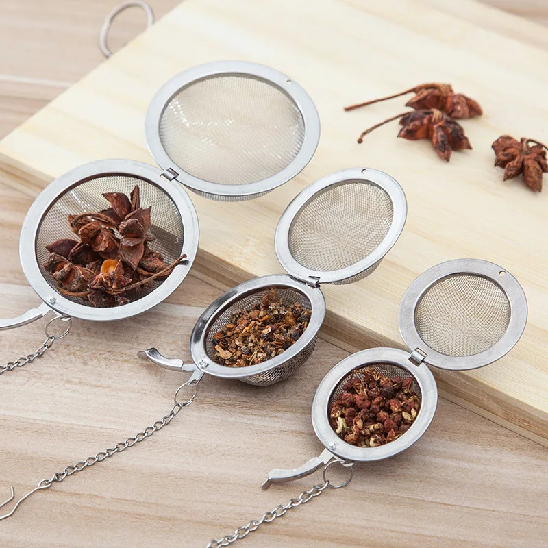 2019 New Hot Sale 3 Size Stainless Steel Tea Pot Infuser Sphere Mesh Filter Loose Tea Leaves Strainer Handle Kitchen Gadgets
2019 New Hot Sale 3 Size Stainless Steel Tea Pot Infuser Sphere Mesh Filter Loose Tea Leaves Strainer Handle Kitchen Gadgets
