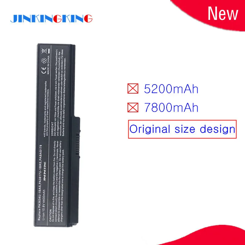 New Laptop Battery for Toshiba C650 C650D PA3818U-1BRS PA3819U-1BRS PABAS227 PABAS228 PABAS229 PABAS230
New Laptop Battery for Toshiba C650 C650D PA3818U-1BRS PA3819U-1BRS PABAS227 PABAS228 PABAS229 PABAS230