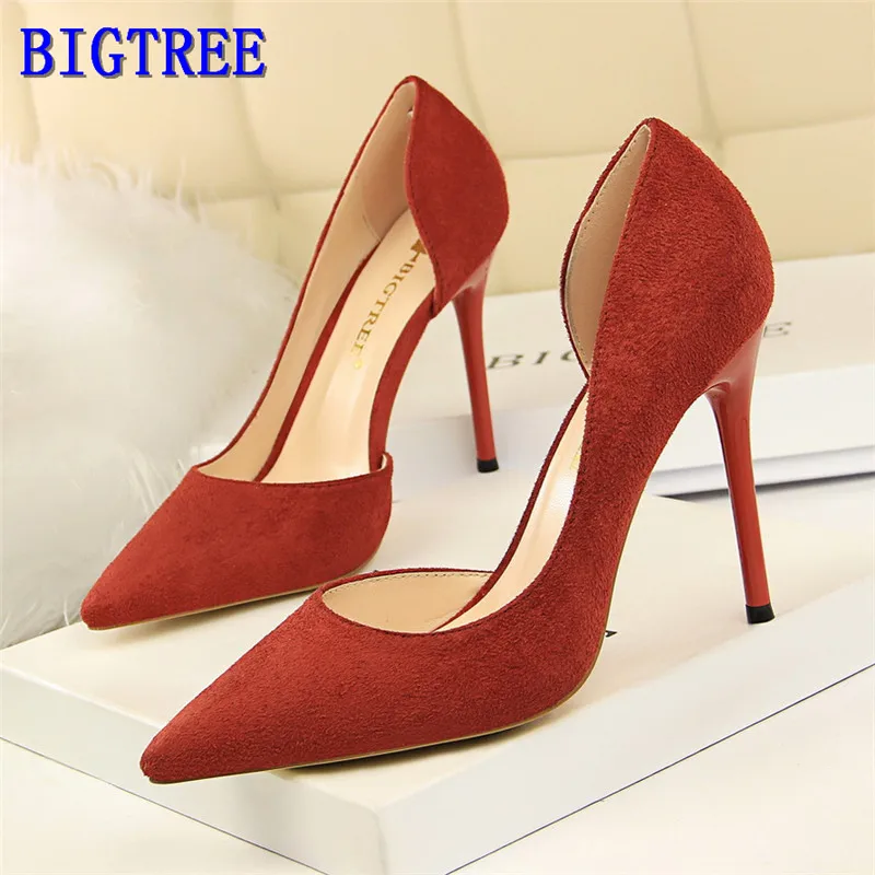 BIGTREE High Heels 2022 Women Shoes With Heel Fashion Summer Pumps Wedding Party Female Red Purple Pink Shoe Zapatos De Mujer
BIGTREE High Heels 2022 Women Shoes With Heel Fashion Summer Pumps Wedding Party Female Red Purple Pink Shoe Zapatos De Mujer