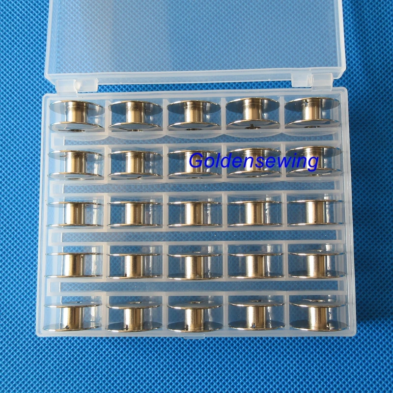 25 стальных бобин, в коробке № 10079, для PFAFF 141142145146175240341353441451
25 стальных бобин, в коробке № 10079, для PFAFF 141142145146175240341353441451