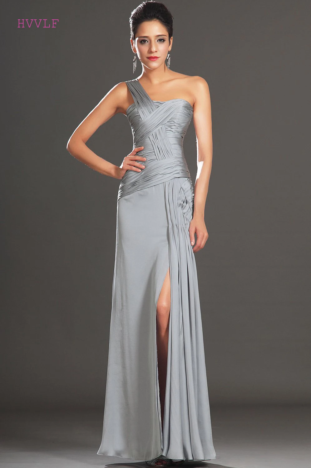 Silver Evening Dresses Mermaid One-shoulder Chiffon Long Formal Party Evening Gown Prom Dresses Prom Gown Robe De Soiree
Silver Evening Dresses Mermaid One-shoulder Chiffon Long Formal Party Evening Gown Prom Dresses Prom Gown Robe De Soiree