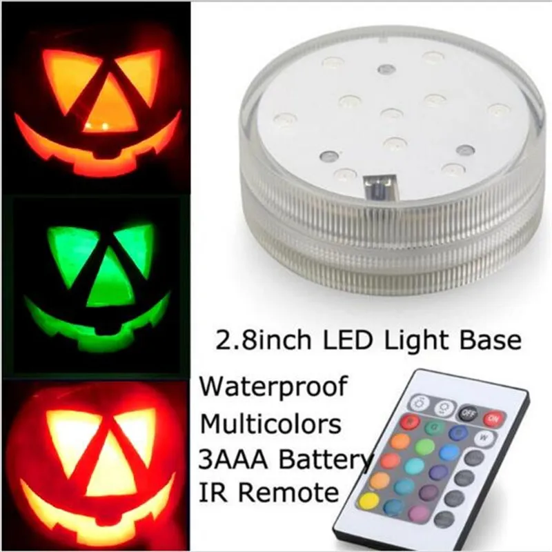 KITOSUN 3AAA Battery Operated Waterproof Submersible Round Mini LED Light with Remote Controller for Halloween Pumkin Decoration
KITOSUN 3AAA Battery Operated Waterproof Submersible Round Mini LED Light with Remote Controller for Halloween Pumkin Decoration