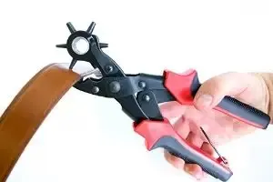 Leather Belt Hole Punch Plier 6 Size Head revolves for DIY Hand Made ,Best Quality Hole Pliers for Belts, Crafts, Plastic Rubber
Leather Belt Hole Punch Plier 6 Size Head revolves for DIY Hand Made ,Best Quality Hole Pliers for Belts, Crafts, Plastic Rubber