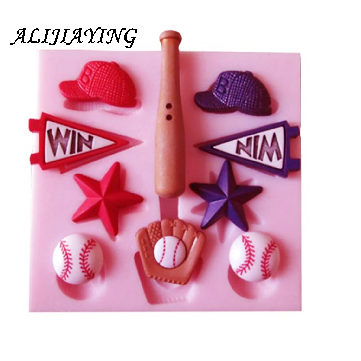 1Pcs Sport Series Baseball Softball Golf Silicone Mold Hats Fondant Decorating Tools Cake Baking Candy Clay Mould D1047
1Pcs Sport Series Baseball Softball Golf Silicone Mold Hats Fondant Decorating Tools Cake Baking Candy Clay Mould D1047