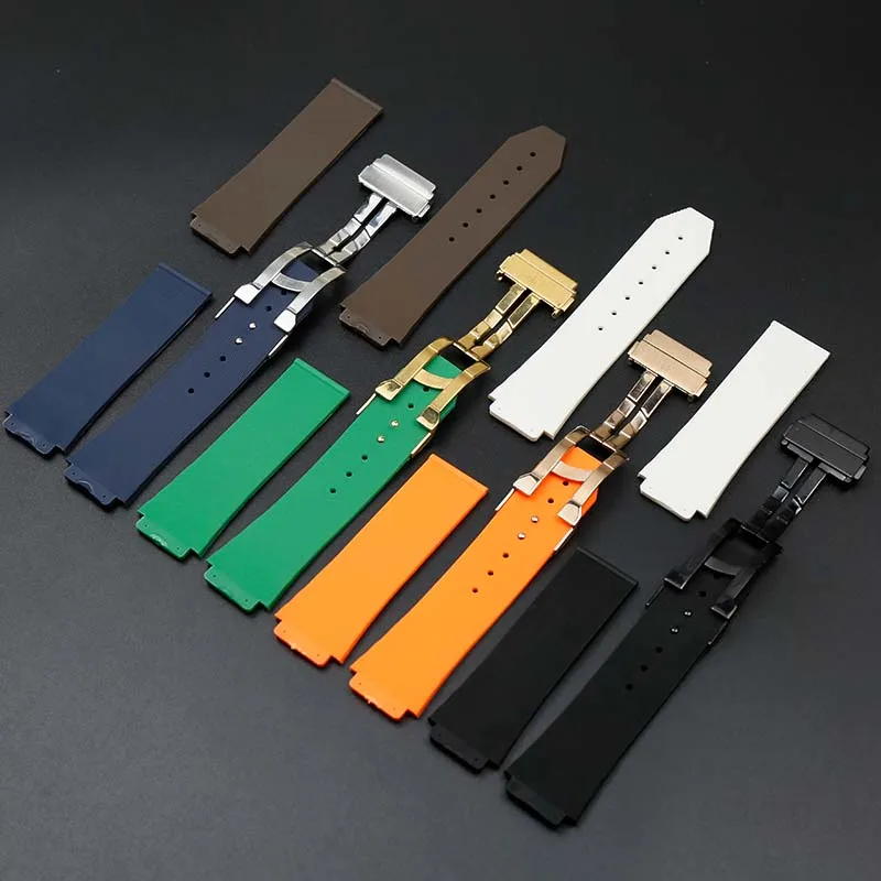 Silicone strap men's watch accessories for HUBLOT big bang classic fusion outdoor sports waterproof rubber strap ladies19mmx25mm
Silicone strap men's watch accessories for HUBLOT big bang classic fusion outdoor sports waterproof rubber strap ladies19mmx25mm
