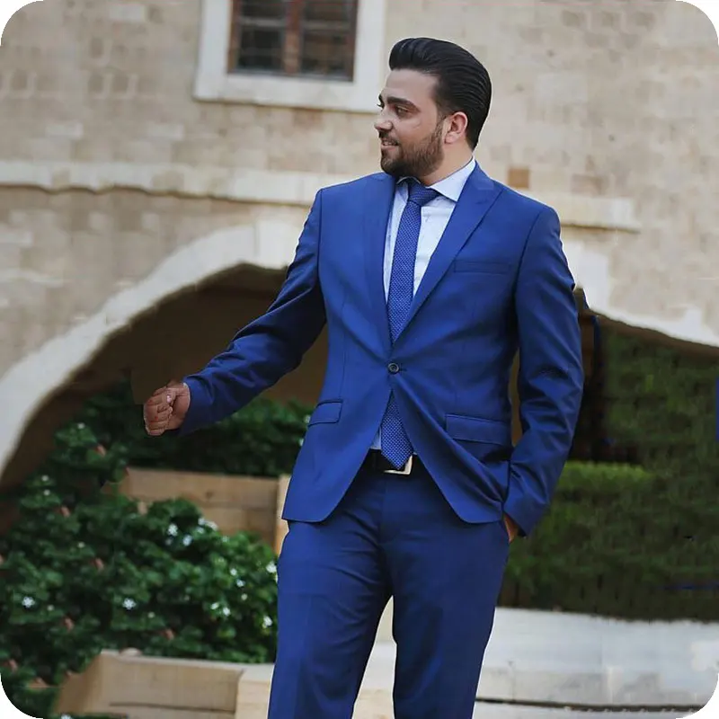 Royal Blue Men Suits Wedding Suits Ceremony Groom Wear Custom Tuxedo Best Man Blazer Prom Slim Fit Formal 2piece Terno Masculino
Royal Blue Men Suits Wedding Suits Ceremony Groom Wear Custom Tuxedo Best Man Blazer Prom Slim Fit Formal 2piece Terno Masculino