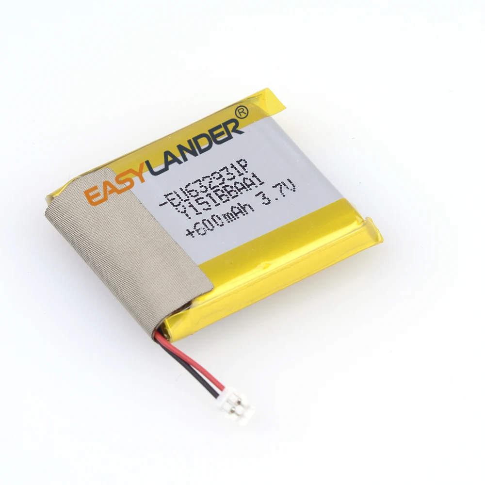 Replacement 632931 3.7V 600mAh Rechargeable Lithium Li-ion Polymer Battery For Children's smart watch mp3 mp4 gps EU632931P
Replacement 632931 3.7V 600mAh Rechargeable Lithium Li-ion Polymer Battery For Children's smart watch mp3 mp4 gps EU632931P