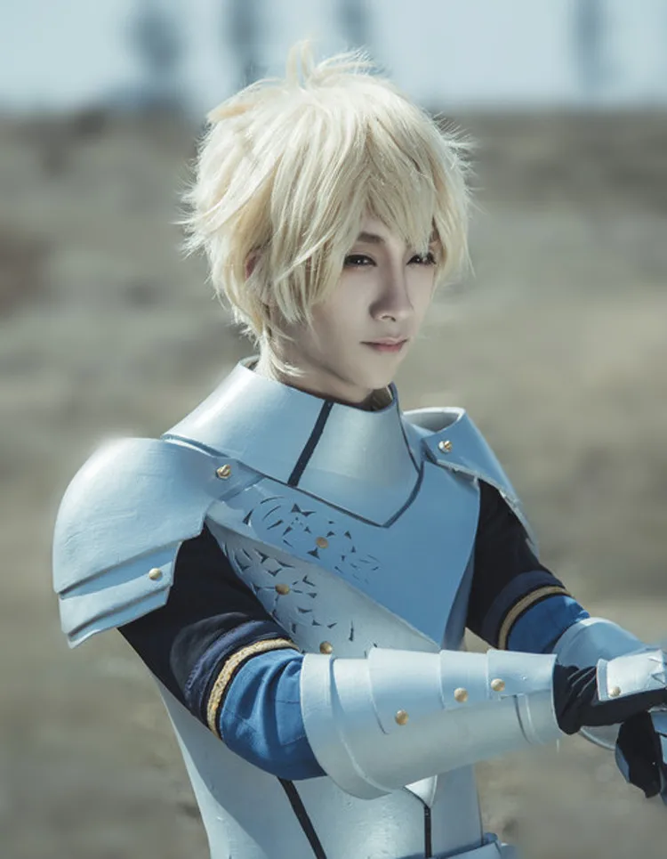 FGO Fate Grand Order Gawain gaноин короткий льняной светлый термостойкий косплей костюм парик
FGO Fate Grand Order Gawain gaноин короткий льняной светлый термостойкий косплей костюм парик
