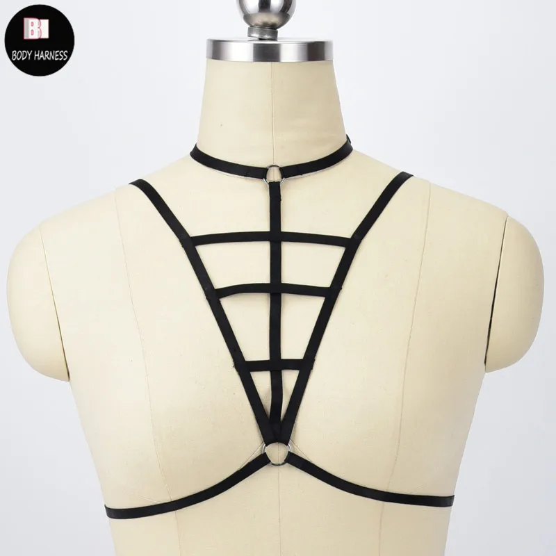 Cosplay Fetish Wear Body Cage Harajuku Goth Body Harness Sexy Lingerie Erotic Bra Women Black Bondage Harness Rave Cage Bra
Cosplay Fetish Wear Body Cage Harajuku Goth Body Harness Sexy Lingerie Erotic Bra Women Black Bondage Harness Rave Cage Bra