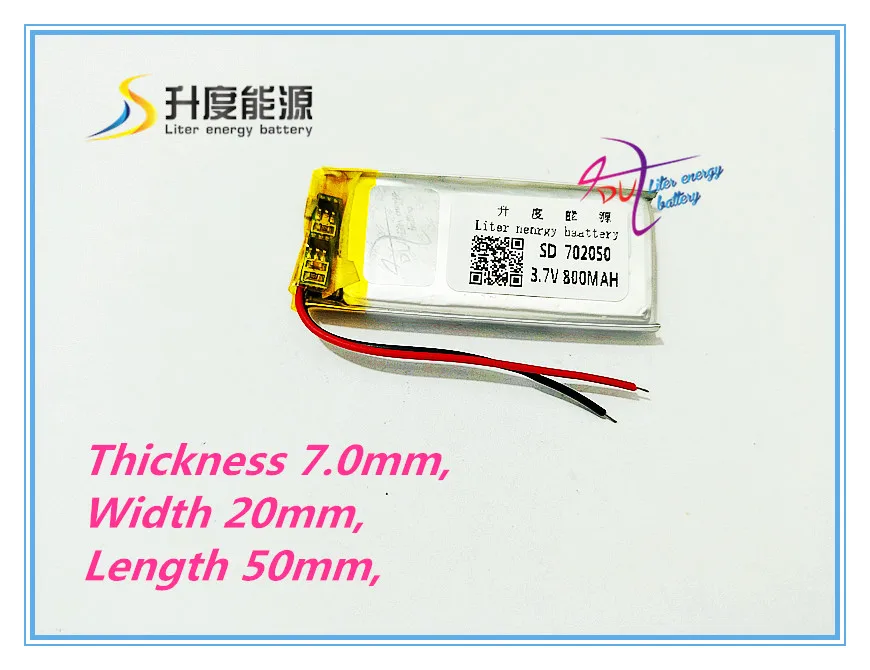tablet battery Liter energy battery 3.7V polymer lithium battery 702050 800MAH traffic recording pen wireless headset
tablet battery Liter energy battery 3.7V polymer lithium battery 702050 800MAH traffic recording pen wireless headset