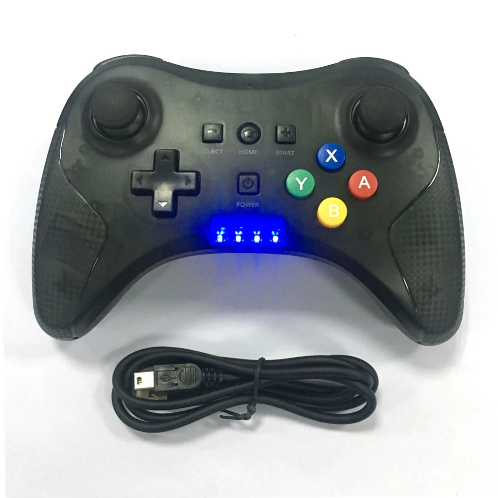 50PCS For W-i-i-U Controller wireless Gamepad Game Joystick Pro Controller transparent Black
50PCS For W-i-i-U Controller wireless Gamepad Game Joystick Pro Controller transparent Black