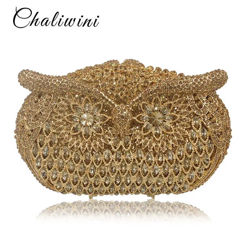 Women owl shape Evening pearl beaded Bags Ladies gold Wedding Party Bag Crystal Gold Clutch Diamonds Purses wallets for bride
Women owl shape Evening pearl beaded Bags Ladies gold Wedding Party Bag Crystal Gold Clutch Diamonds Purses wallets for bride