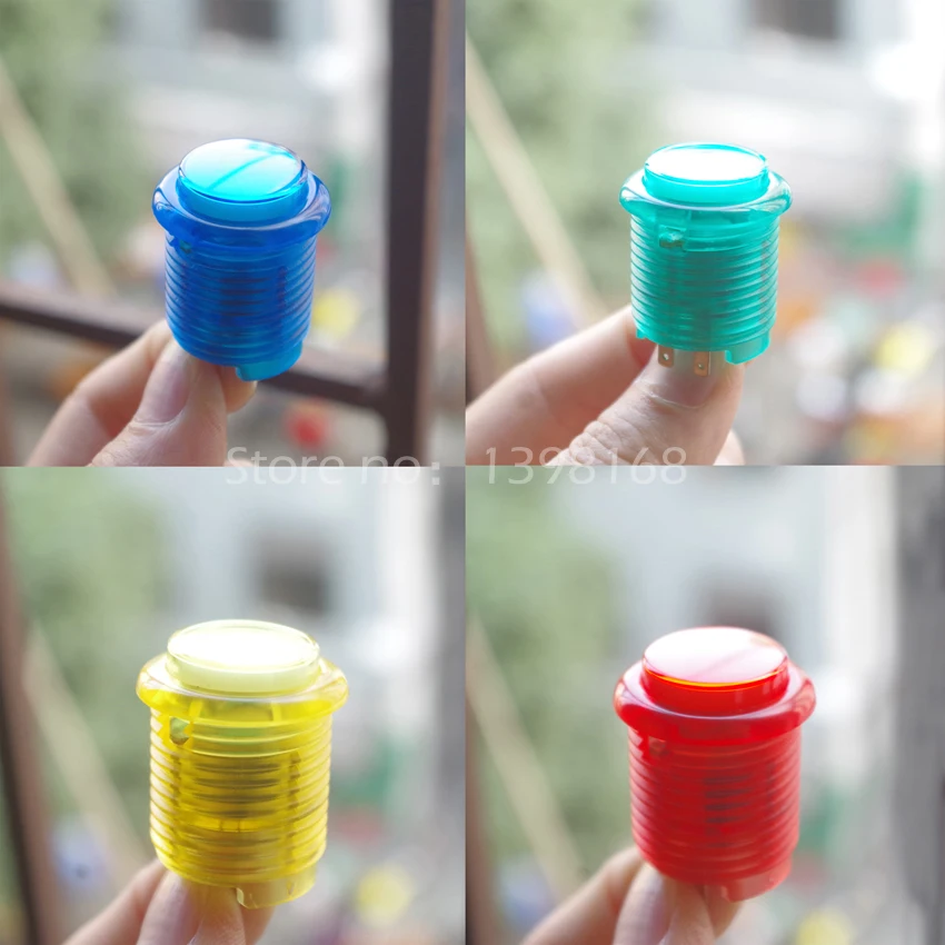 50PCs/Lot 24mm Illuminated LED Push Button Transparency Screw Arcade Button with Microswitch for Arcade Games Accessory
50PCs/Lot 24mm Illuminated LED Push Button Transparency Screw Arcade Button with Microswitch for Arcade Games Accessory