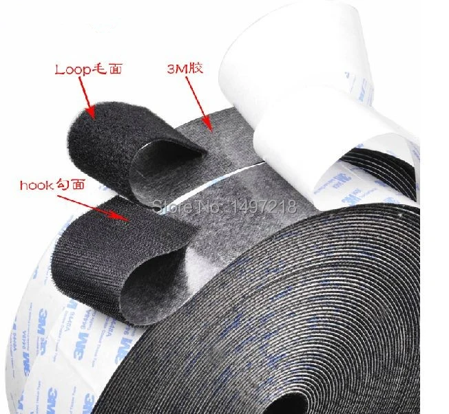 2.5cm x 10m 2 Rolls 3M Self-adhesive cable tie nylon strap Power Wire Magic Tape Sticks Hook Loop Tape Free Shipping
2.5cm x 10m 2 Rolls 3M Self-adhesive cable tie nylon strap Power Wire Magic Tape Sticks Hook Loop Tape Free Shipping