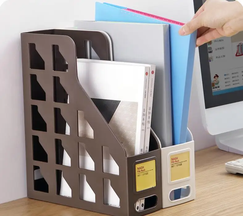 Desk Organizer Office Accessories File Holder Large Capacity Single Magazine Storage Rack Plastic Paper Tray Bookshelf
Desk Organizer Office Accessories File Holder Large Capacity Single Magazine Storage Rack Plastic Paper Tray Bookshelf