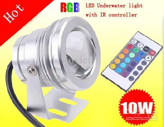 10W 12v Underwater RGB LED Light 1000LM Waterproof IP67 Fountain Pool Lamp 16 Colors+ 24keys IR Remote Controller
10W 12v Underwater RGB LED Light 1000LM Waterproof IP67 Fountain Pool Lamp 16 Colors+ 24keys IR Remote Controller
