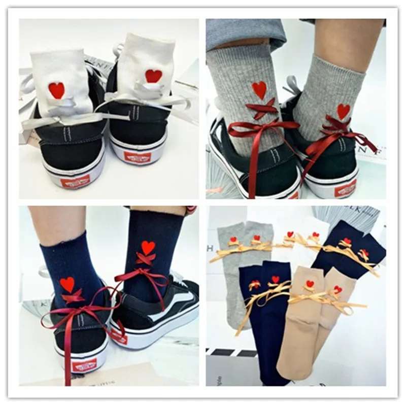 BKLD 1 Pair New Cute Socks Women Red Heart Pattern Soft Cotton Socks Casual Socks Fashion Style Bow Socks
BKLD 1 Pair New Cute Socks Women Red Heart Pattern Soft Cotton Socks Casual Socks Fashion Style Bow Socks