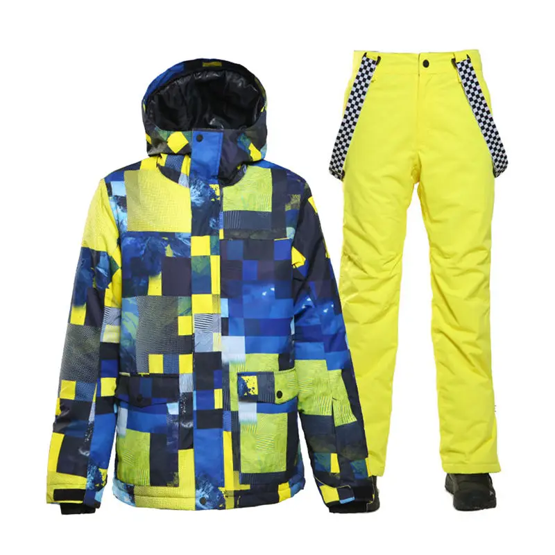 SMN Men's Ice Snow Suit Wear Outdoor Sports Costume Snowboarding Sets Waterproof Windproof Breathable Ski Jacket and Strap Pant
SMN Men's Ice Snow Suit Wear Outdoor Sports Costume Snowboarding Sets Waterproof Windproof Breathable Ski Jacket and Strap Pant