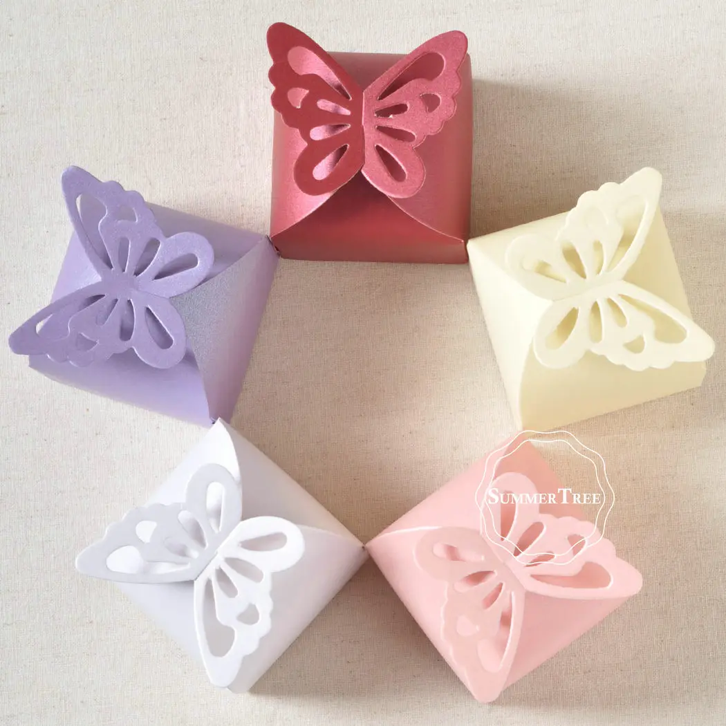 100pcs Butterfly Pattern Wedding Party Gift Boxes Ribbon Candy Bags Decoration White Red Beige Pink Lavender
100pcs Butterfly Pattern Wedding Party Gift Boxes Ribbon Candy Bags Decoration White Red Beige Pink Lavender