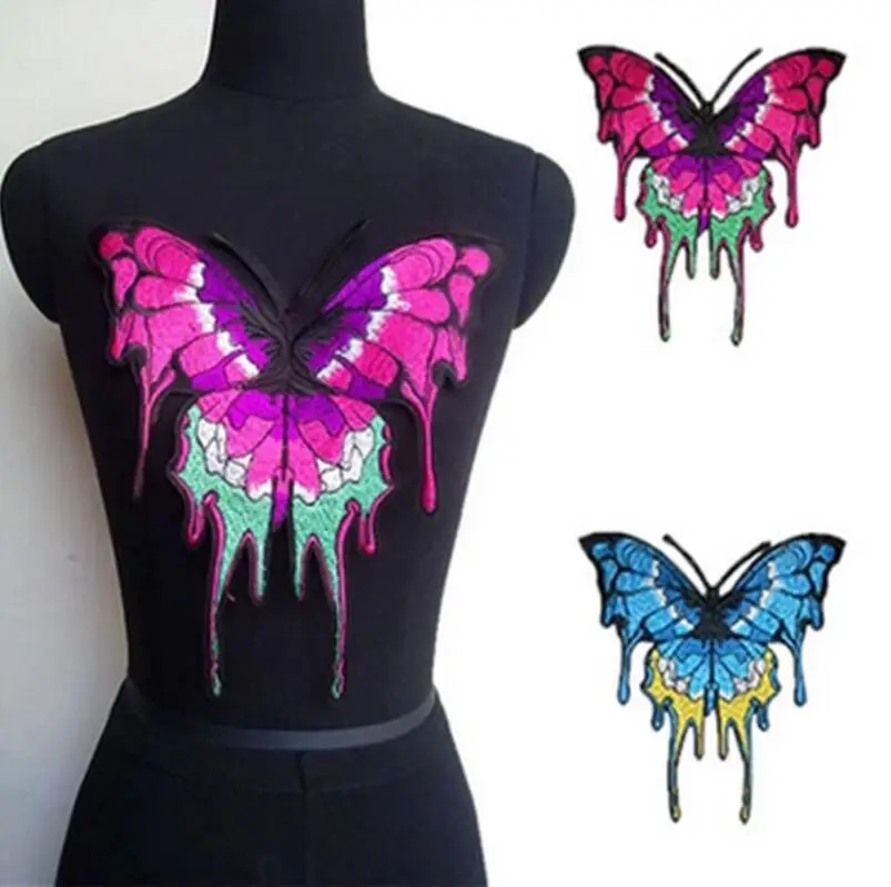 2Pcs 28*30cm Large Embroidery Butterfly Sew On Patch Appliques Embroidered Patch For Clothing King of Butterfly Patches A1334
2Pcs 28*30cm Large Embroidery Butterfly Sew On Patch Appliques Embroidered Patch For Clothing King of Butterfly Patches A1334
