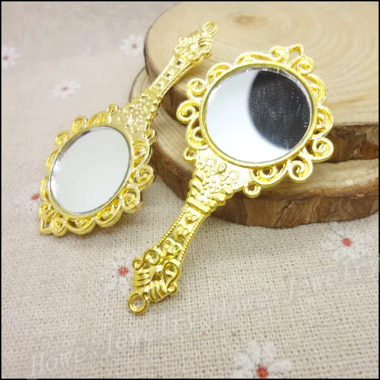 Wholesale 8PCS Gold-color Mirror Charms Pendant Fit Bracelets Necklace DIY Metal Jewelry Making
Wholesale 8PCS Gold-color Mirror Charms Pendant Fit Bracelets Necklace DIY Metal Jewelry Making