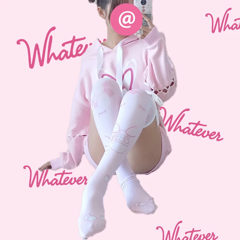 Anime COS stockings Japanese soft sister rabbit lovely strawberry paper knee - high socks lolita socks
Anime COS stockings Japanese soft sister rabbit lovely strawberry paper knee - high socks lolita socks