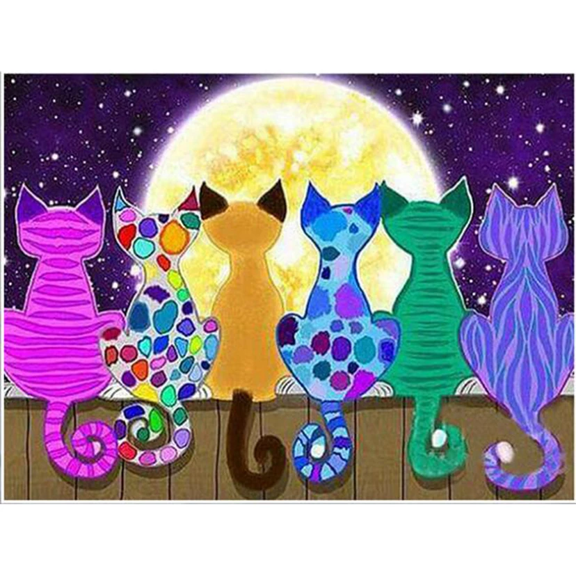 Diamond Painting New Square or round Stones Cartoon Diamond Embroidery Cat&moon Hobby And Handicraft Diamond Mosaic Sale WG1062
Diamond Painting New Square or round Stones Cartoon Diamond Embroidery Cat&moon Hobby And Handicraft Diamond Mosaic Sale WG1062