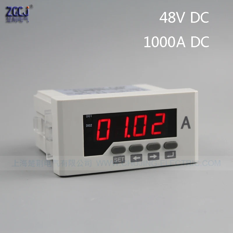 single phase DC48V 1000A ampere meter with CT digital current meter DC 0-1000A current instrument in stock
single phase DC48V 1000A ampere meter with CT digital current meter DC 0-1000A current instrument in stock