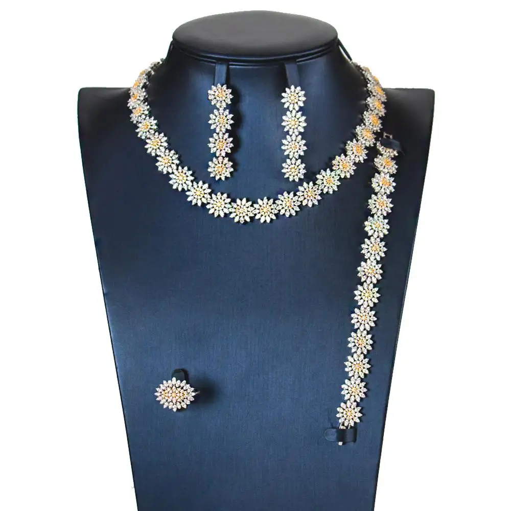 LAN PALACE new sunflower 5A cubic zirconia Necklace/Earrings/Bracelet/ring jewelry sets for birthday party free shipping
LAN PALACE new sunflower 5A cubic zirconia Necklace/Earrings/Bracelet/ring jewelry sets for birthday party free shipping