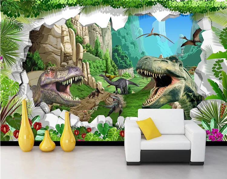 Custom Mural Wallpaper 3D Cartoon Dinosaur Living Room TV Background Wall Mural Children's Room Bedroom Photo Backdrop Wallpaper
Custom Mural Wallpaper 3D Cartoon Dinosaur Living Room TV Background Wall Mural Children's Room Bedroom Photo Backdrop Wallpaper