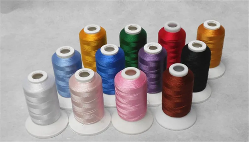 Computer Machine Embroidery Thread Filament Polyester 550 Yards *12* 5 Sets ,120d/2 High Tenacity ,High Strength, Super Sheen
Computer Machine Embroidery Thread Filament Polyester 550 Yards *12* 5 Sets ,120d/2 High Tenacity ,High Strength, Super Sheen