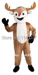 mascot Rudolph the Red Nosed Reindeer Mascot Costume Cartoon Character carnival costume fancy Costume party
mascot Rudolph the Red Nosed Reindeer Mascot Costume Cartoon Character carnival costume fancy Costume party