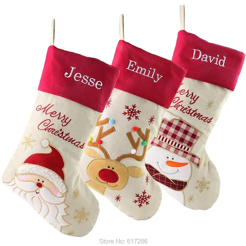 New 60pcs Christmas Stocking Santa Claus Snowman Reindeer Gift Bag Socks Christmas Decoration Hot Sale Wholesale
New 60pcs Christmas Stocking Santa Claus Snowman Reindeer Gift Bag Socks Christmas Decoration Hot Sale Wholesale