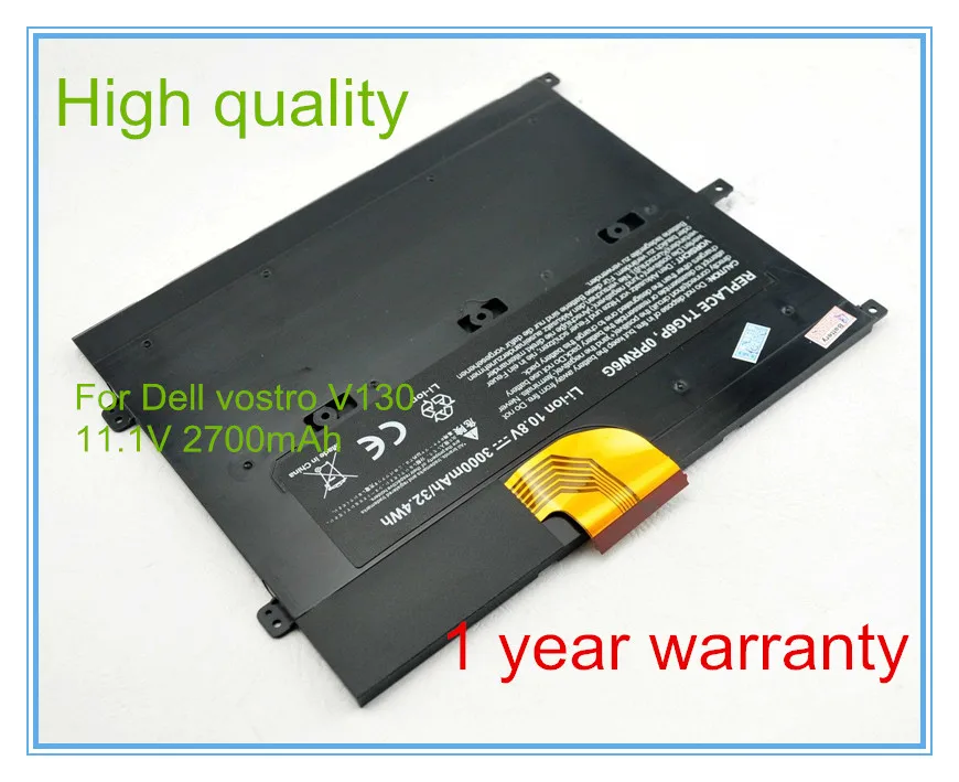 2700mAh Laptop Battery For V13 V130 V1300 Notebook 0449TX 0NTG4J 0PRW6G PRW6G T1G6P
2700mAh Laptop Battery For V13 V130 V1300 Notebook 0449TX 0NTG4J 0PRW6G PRW6G T1G6P