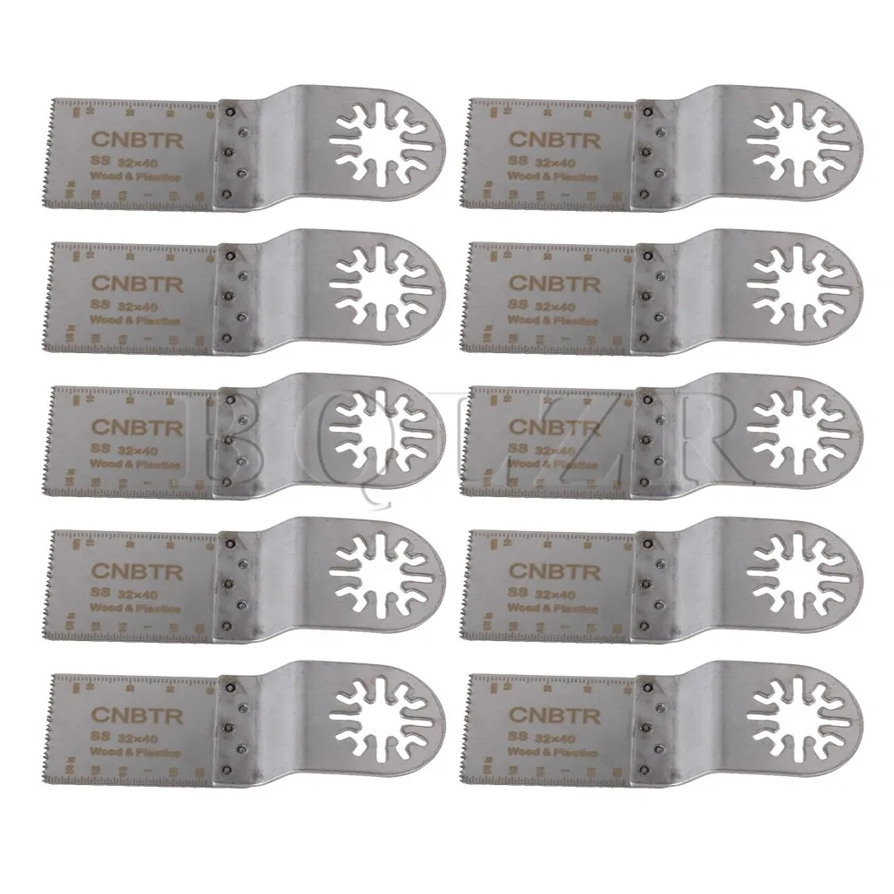 BQLZR 10PCS 32x40mm Silver Oscillating Multitool Universal Saw Blade Sharp Teeth
BQLZR 10PCS 32x40mm Silver Oscillating Multitool Universal Saw Blade Sharp Teeth