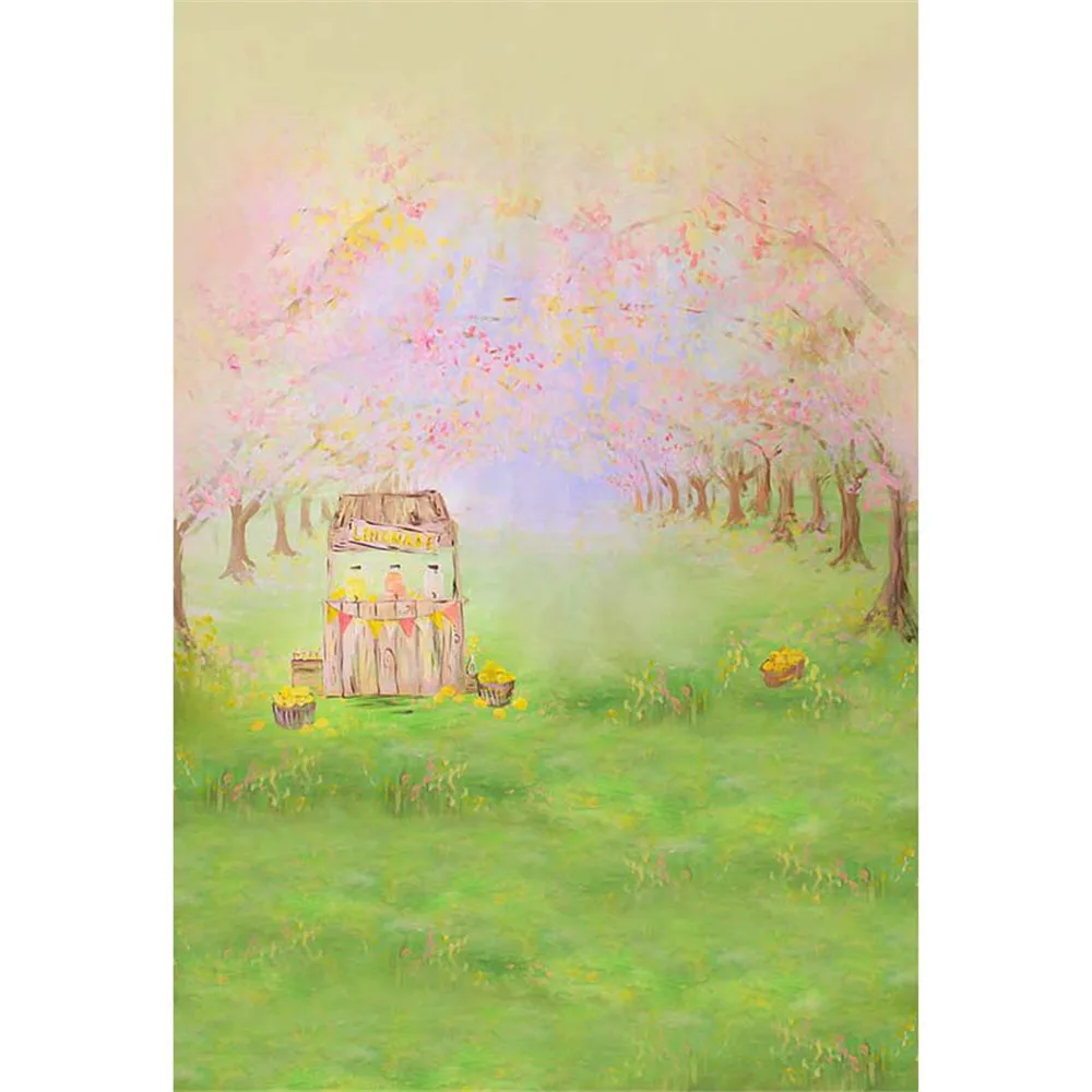 Fantasy Spring Scenic Photography Backdrop Cherry Flowers Trees Green Grassland Baby Girl Kids Birthday Party Photo Background
Fantasy Spring Scenic Photography Backdrop Cherry Flowers Trees Green Grassland Baby Girl Kids Birthday Party Photo Background