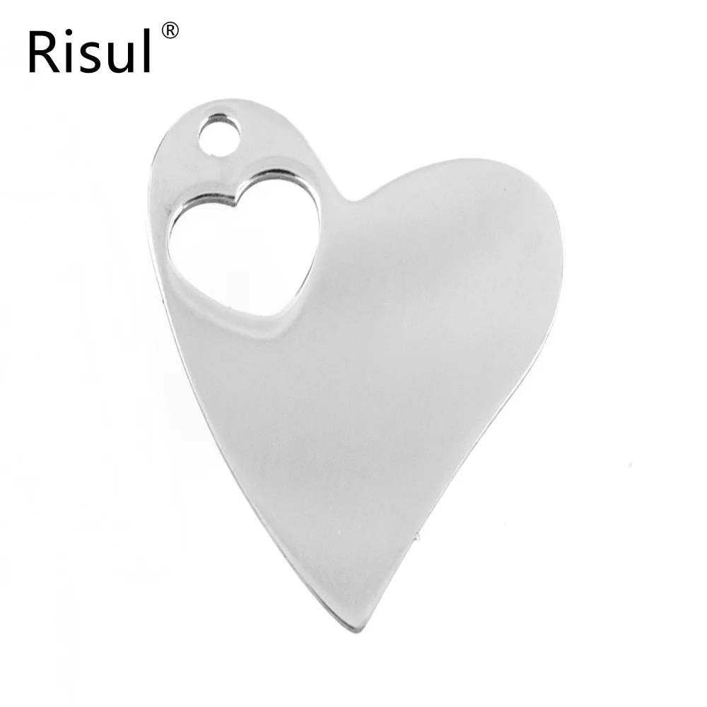 Risul stainless steel askew Heart in Heart 27x21mm Charm Pendant Women Diy Jewerly making parts wholesale 50pcs
Risul stainless steel askew Heart in Heart 27x21mm Charm Pendant Women Diy Jewerly making parts wholesale 50pcs