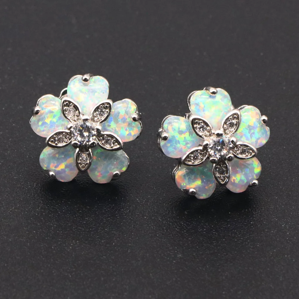 JLE269 New women's petal stud earrings classic white flowers opal earrings ladies fashion jewelry
JLE269 New women's petal stud earrings classic white flowers opal earrings ladies fashion jewelry