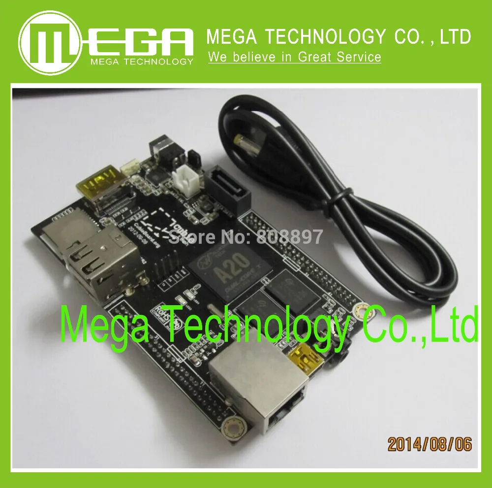 1pcs PC Cubieboard A20 Dual-core Development Board , Cubieboard2 Dualcard version , CB2-2CARD (with 2 TF card socket)
1pcs PC Cubieboard A20 Dual-core Development Board , Cubieboard2 Dualcard version , CB2-2CARD (with 2 TF card socket)