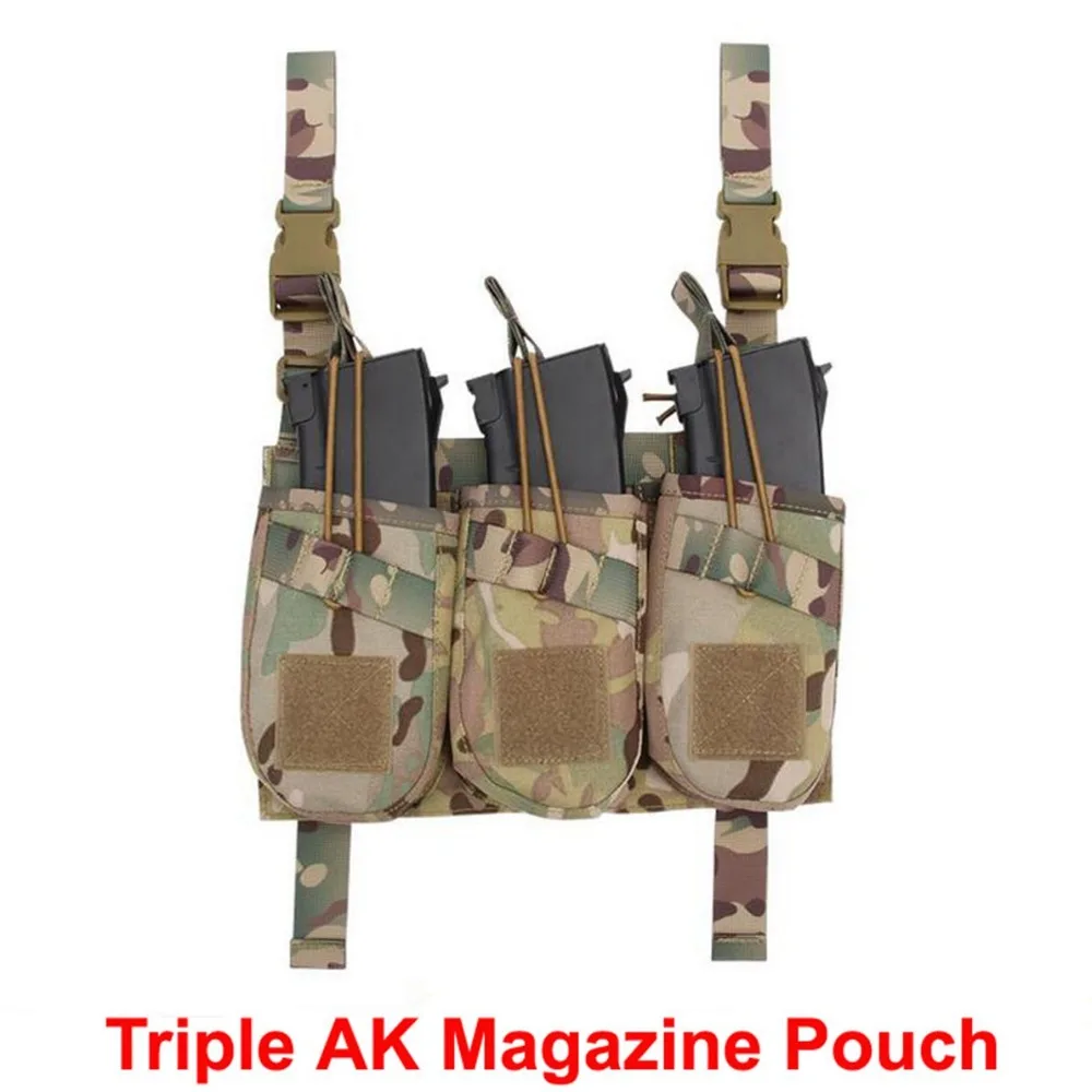 New Tactical Triple AK Magazine Pouch Outdoor Ammo Clip Bags Holder Pocket Dump Hunting Bag ht728
New Tactical Triple AK Magazine Pouch Outdoor Ammo Clip Bags Holder Pocket Dump Hunting Bag ht728