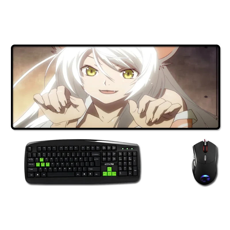 Mairuige Anime Mousepad Monogatari Neko Tsubasa Monster Cute Girl Big Table Mats Pc Game Pad Anti-skid Wear Soft Desk Mats
Mairuige Anime Mousepad Monogatari Neko Tsubasa Monster Cute Girl Big Table Mats Pc Game Pad Anti-skid Wear Soft Desk Mats