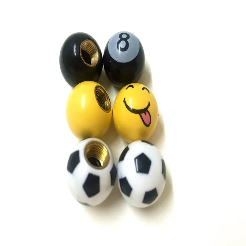 Car black no.8 balls eye ball smile football Style tyre cap car tire valve caps for Motorcycle bikes 2000pcs/lot
Car black no.8 balls eye ball smile football Style tyre cap car tire valve caps for Motorcycle bikes 2000pcs/lot