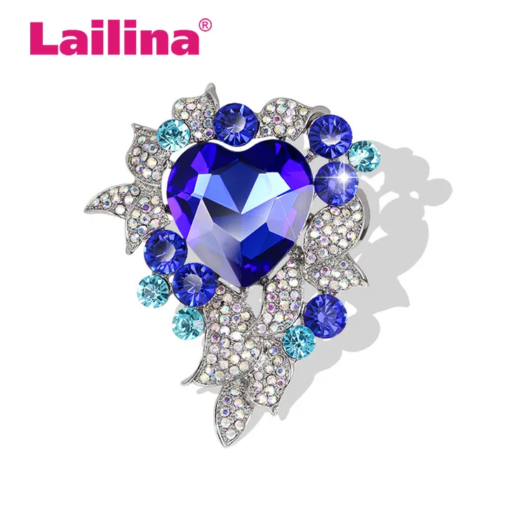 Bride Pretty Heart-shaped Flower Brooch Pin Clear Rhinestone Crystal Elegant Bridesmaid Jewelry
Bride Pretty Heart-shaped Flower Brooch Pin Clear Rhinestone Crystal Elegant Bridesmaid Jewelry