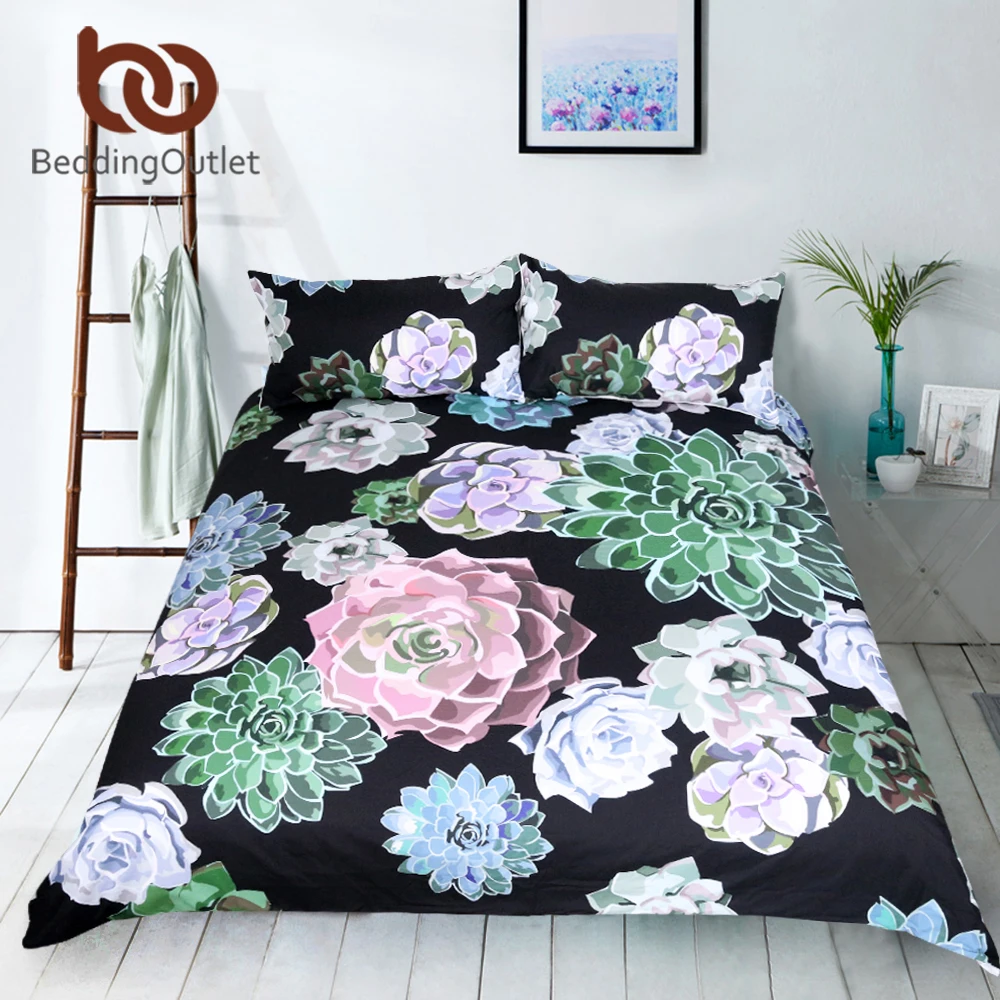 BeddingOutlet Succulent Bedding Set Plants Duvet Cover Set Queen Floral Printed Green Pink Home Textiles for Woman Bedclothes
BeddingOutlet Succulent Bedding Set Plants Duvet Cover Set Queen Floral Printed Green Pink Home Textiles for Woman Bedclothes