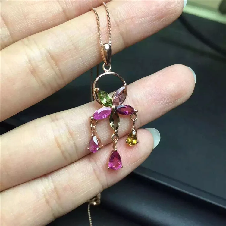 KJJEAXCMY Boutique Jewelry 925 Pure Silver Inlaid Natural Tourmaline Pendant Necklace
KJJEAXCMY Boutique Jewelry 925 Pure Silver Inlaid Natural Tourmaline Pendant Necklace