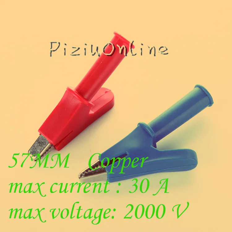 8PCS YT148 The MAX Current 30A 5 color Pure copper with case Alligator clip test clip with 4mm banana socket Free Shipping
8PCS YT148 The MAX Current 30A 5 color Pure copper with case Alligator clip test clip with 4mm banana socket Free Shipping